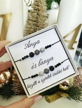 Anya-lánya csillogós karkötő szett