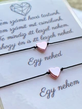 Lila hematit karkötő keresztanyukáknak