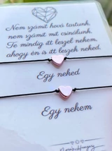 Lila hematit karkötő keresztanyukáknak