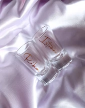 Egyedi neves felespohár szett (2 db/szett) 25 ml