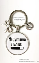 Nagymama -LOADING kulcstartó