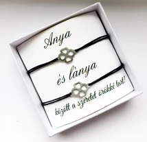 Anya-lánya lóherés karkötő szett