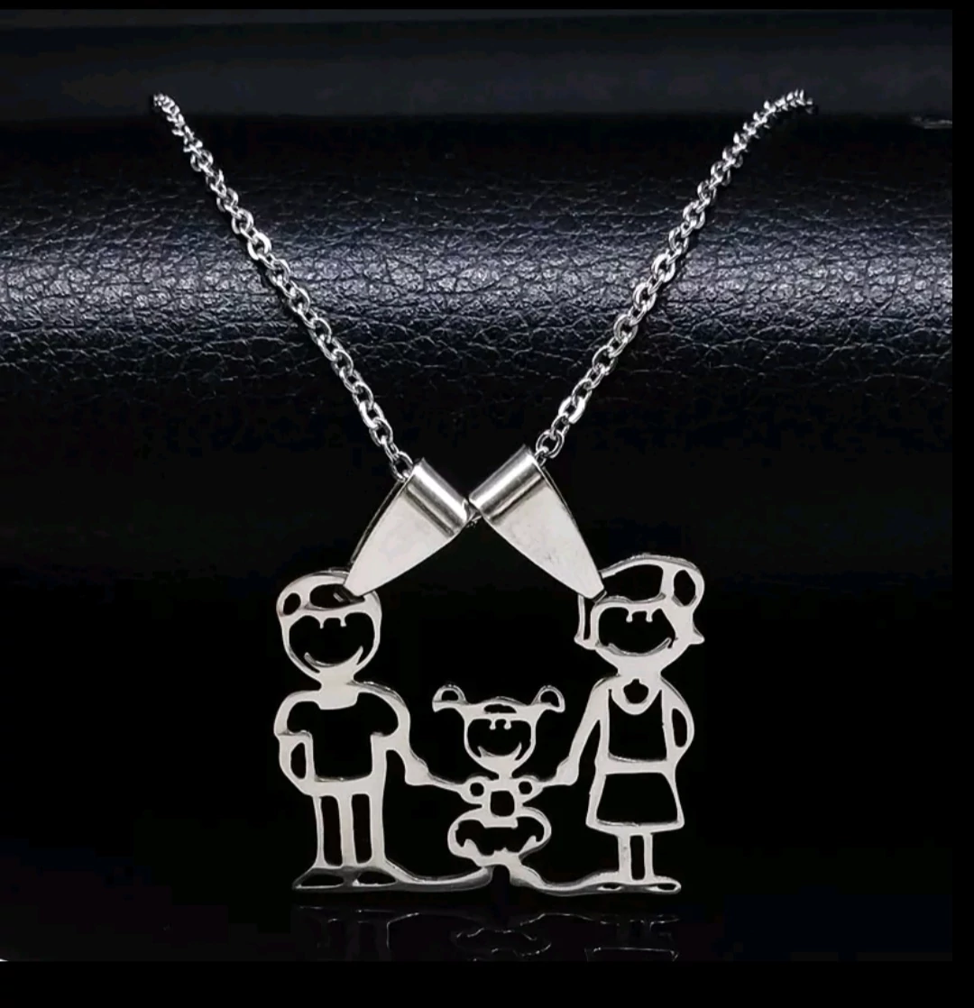 Family nyaklánc - Anya, Apa, Kislány